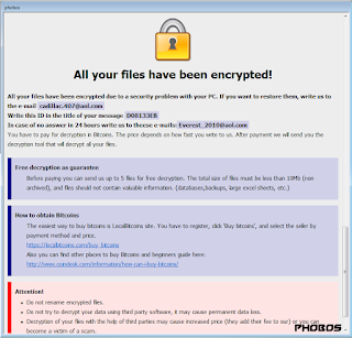 Phobos Ransomware Phobos Ransomware