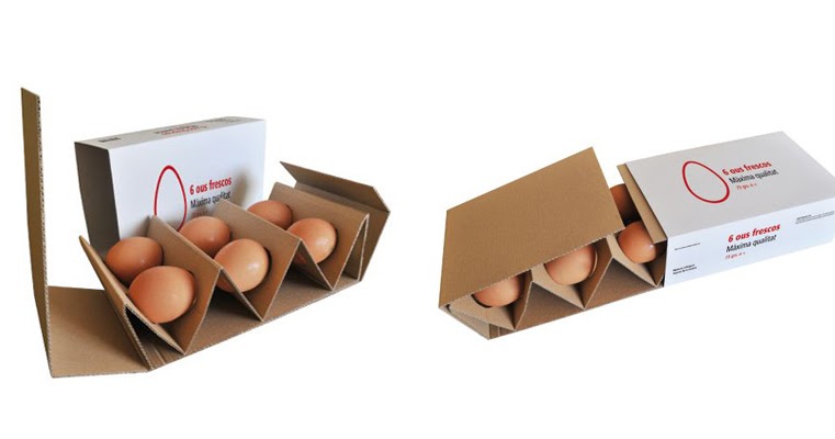 Espectaculares packs para transportar huevos.