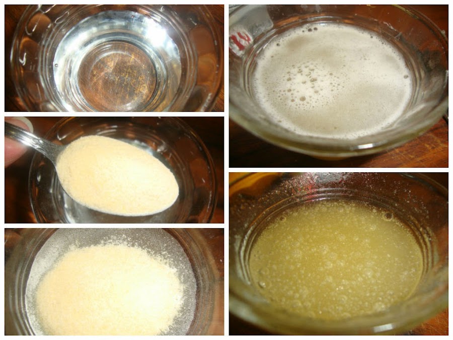 Hidratar la grenetina 