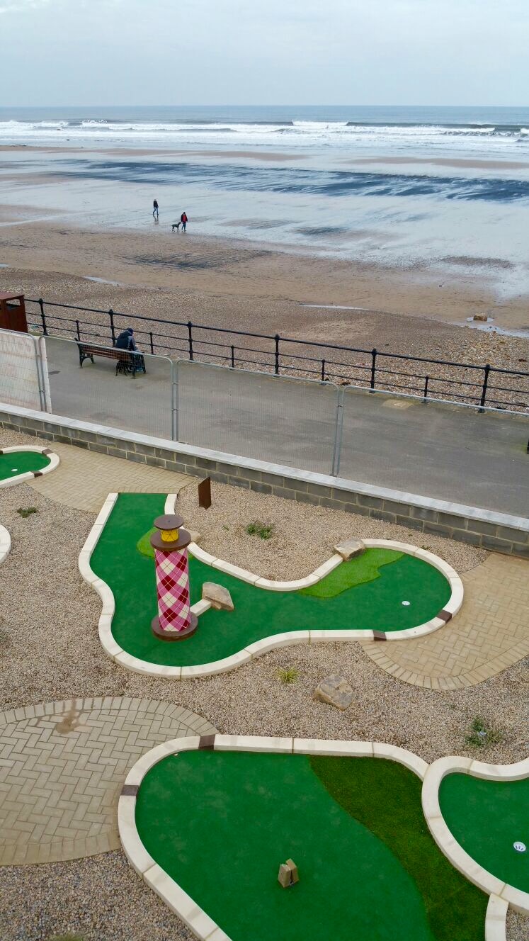 The Ham and Egger Files Mini Golf course opening in SaltburnbytheSea