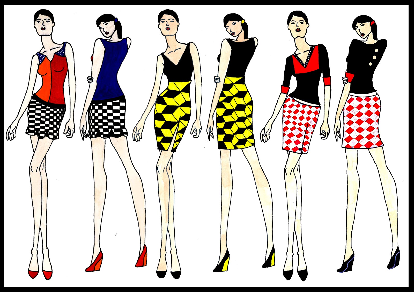 Rukhshar Edibam BA(Hons) FASHION DESIGN, ITM-IFDT: Visual studies-week