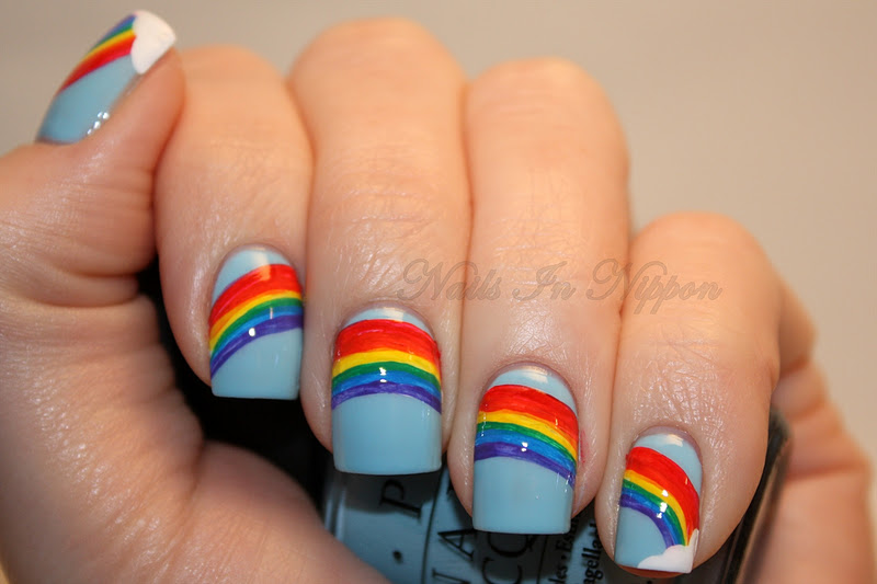 Nails In Nippon: Day 2: Rainbow Nails