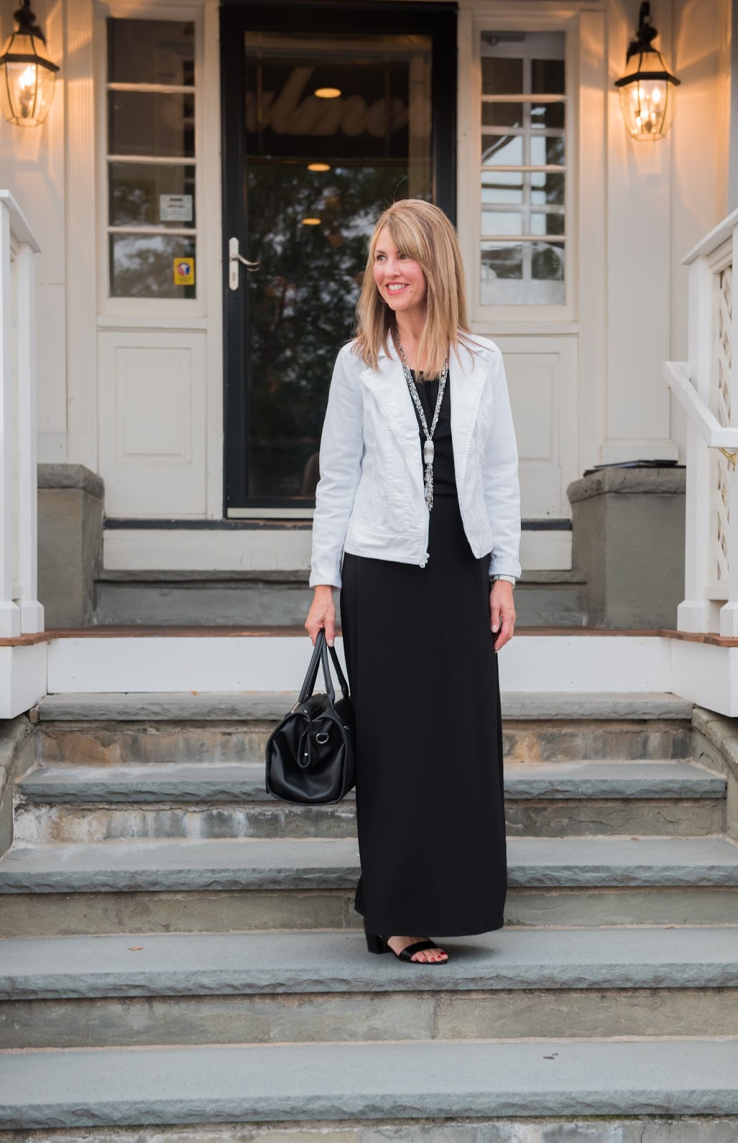 Chico's maxi dress The Midlife Fashionista