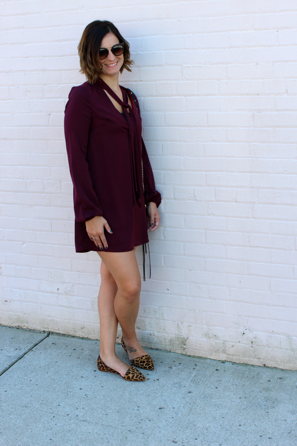 how to style a dress for fall, tobi 