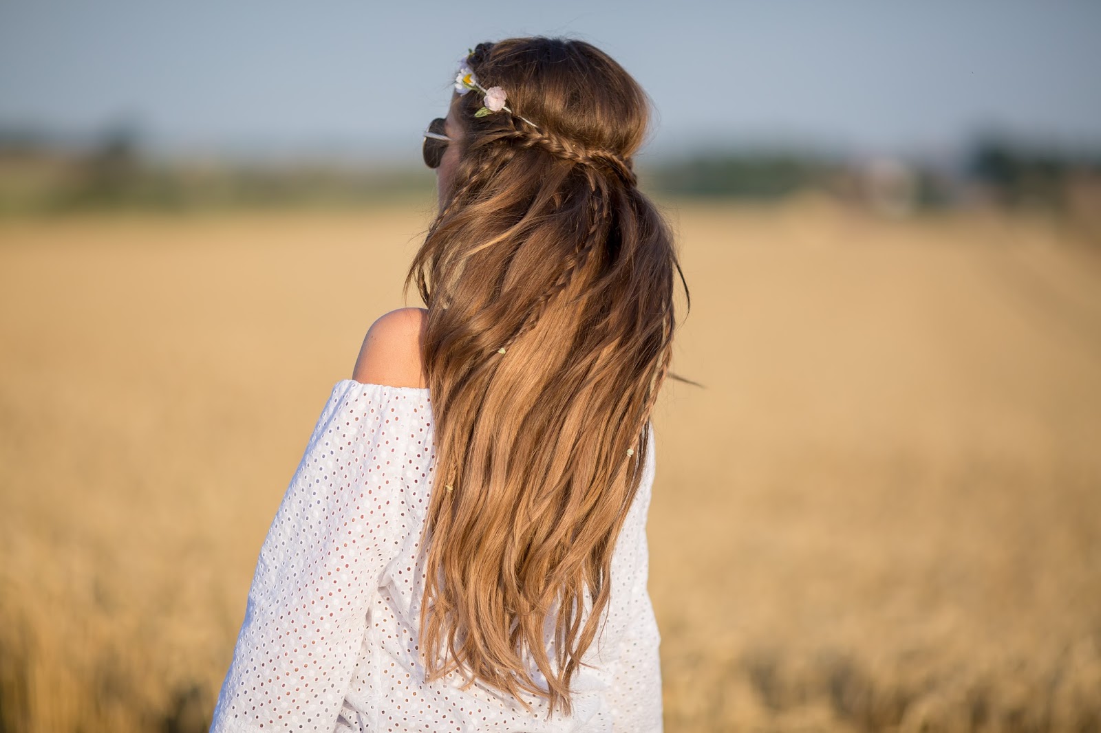 10. Long blonde boho hair with bohemian accessories - wide 8