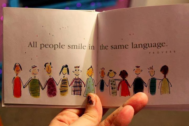 
All people smile the same
