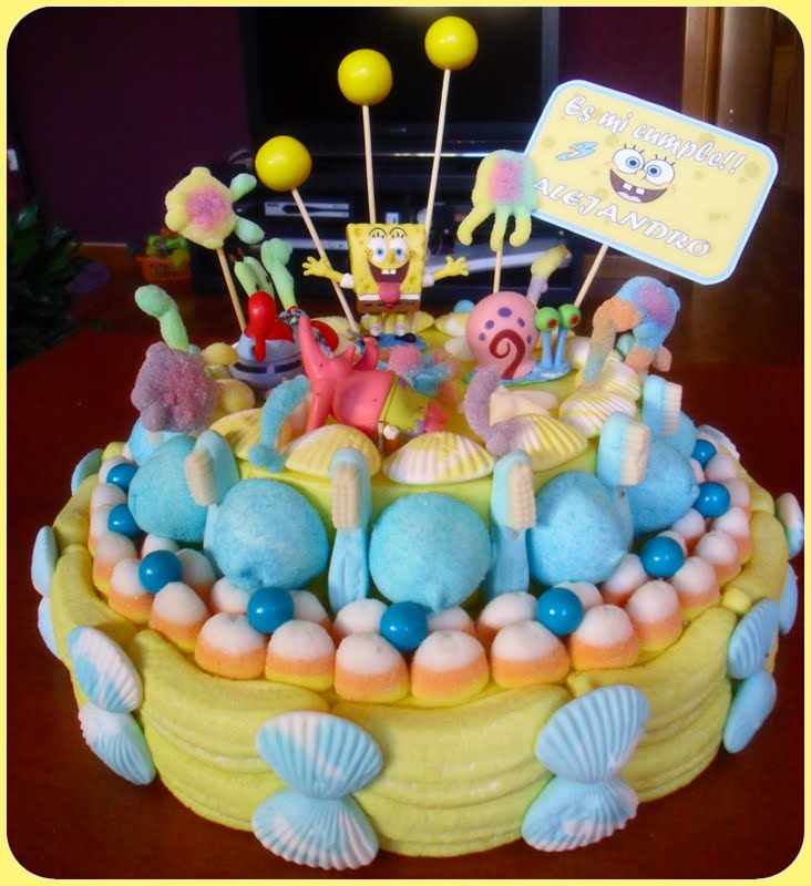 ELS BUNYOLS DE LA IAIA DULCE TARTA BOB ESPONJA