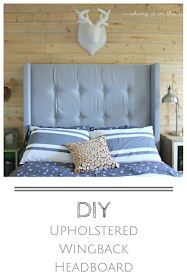 DIY Headboard- Making It IN The Mountains-Weekly Blog Link Up Party- Treasure Hunt Thursday- From My Front Porch To Yours