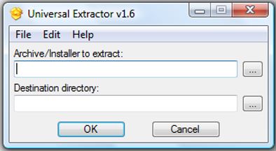 Universal extractor for ZIP files