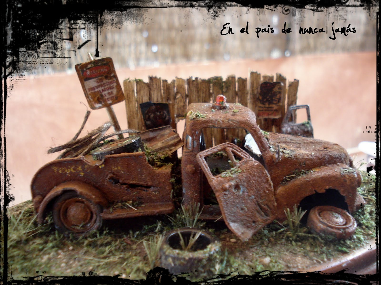 Just A Car Guy miniature model diorama from May, in Madrid.. pic