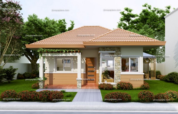 10 Small Home Blueprints And Floor Plans For Your Budget Below P1 Rough Finished Budget For This House Design Is P720 000 To P840