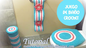 Tutorial Juego de Baño Crochet para Principiantes
