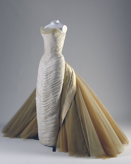 Sommerfugl galla kjole, Charles James, 1955