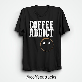 Kaos Kopi Desain Terbaru Coffee Attack Untuk Pecandu Kopi