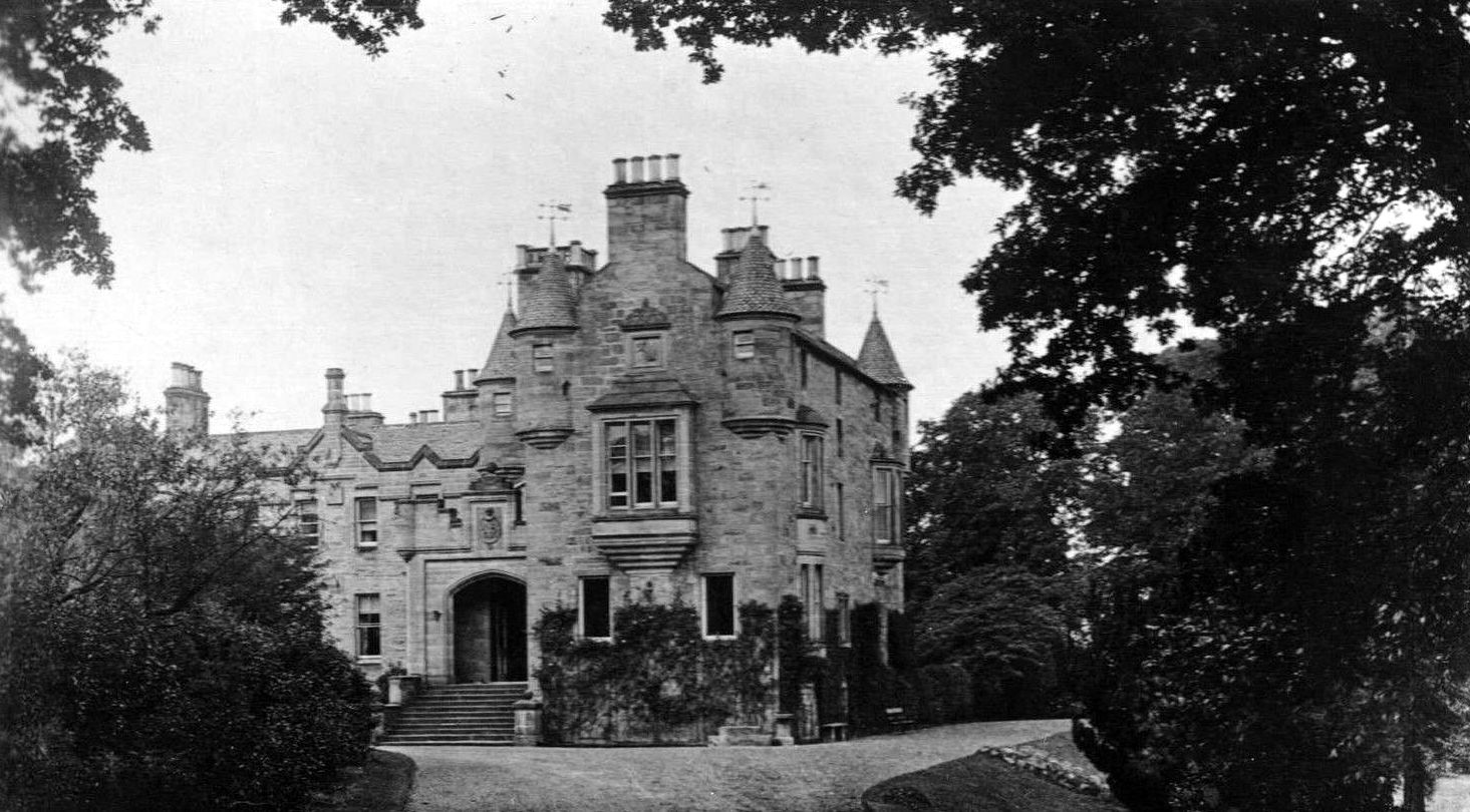 Tour Scotland Old Photograph Carriden House Bo'ness Scotland