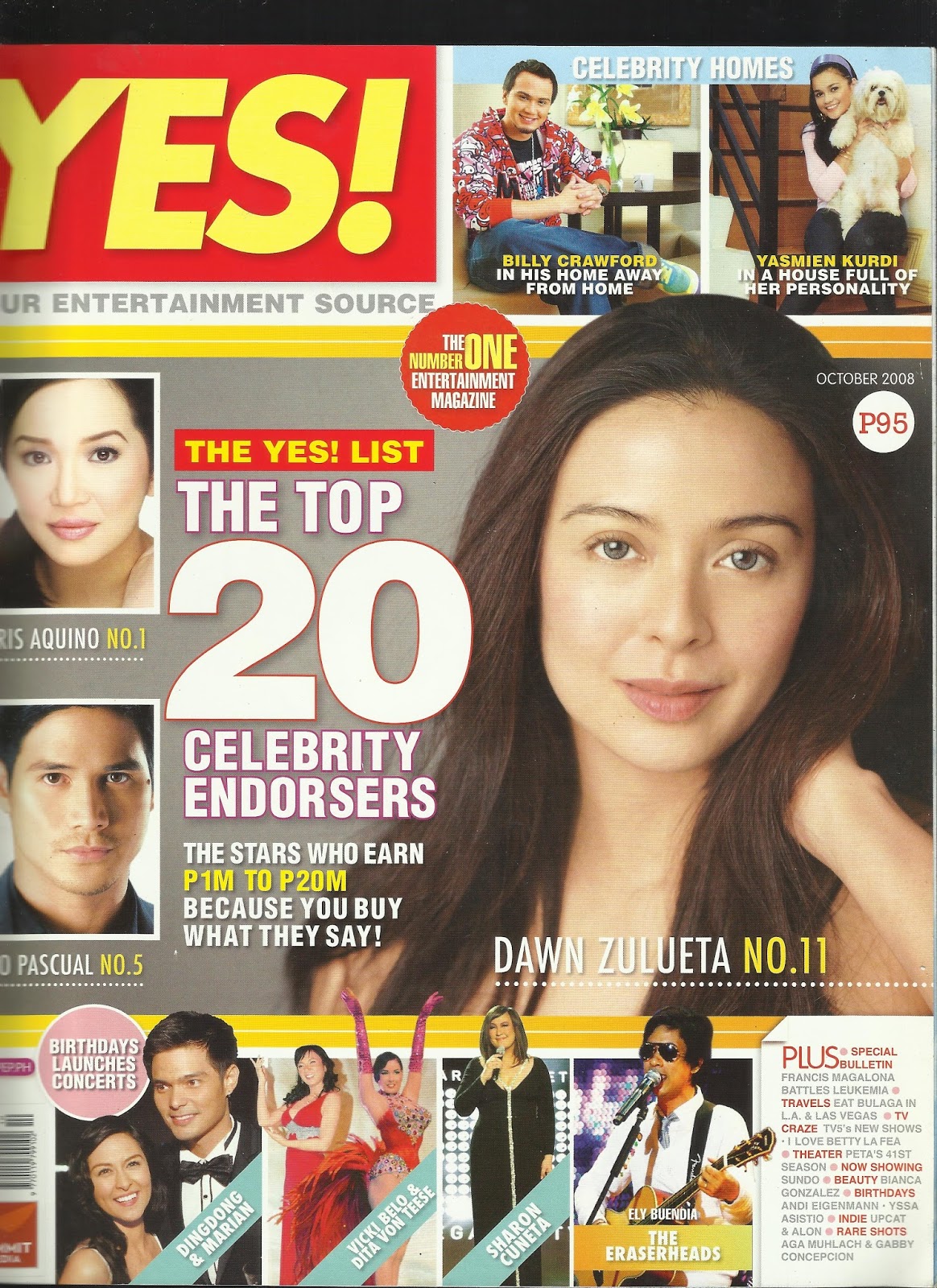 eraserheads collector: article - YES! Magazine October 2008