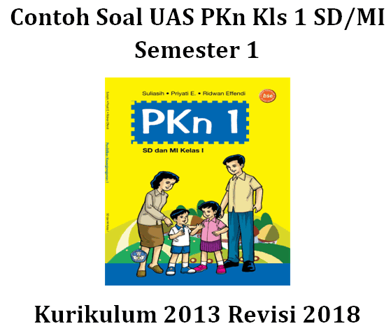 Contoh Soal UAS PKn Kls 1 SD/MI Semester 1 - File Guru Now