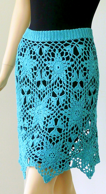 Lace skirt Crochet pattern