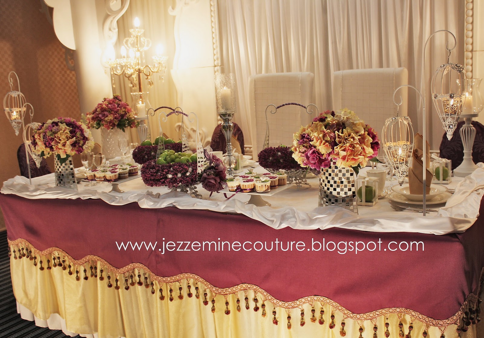Jezzemine Couture: Dekorasi Meja Makan Pengantin 2