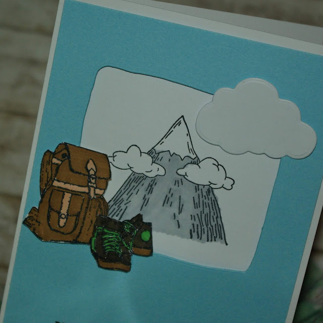 [DIY] Wanderparadies Bergige Geburtstagskarte für alle Wanderer, Kletterer und Berg-Liebhaber
