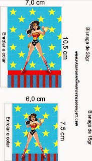 Wonder Woman: Free Printable Candy Bar Labels Wonder Woman, Free Printable Labels.