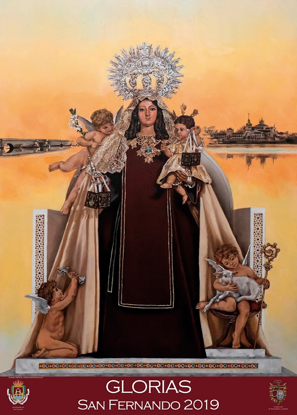 La Virgen del Carmen protagoniza el cartel de las Glorias 2019 de San Fernando La Virgen del Carmen protagoniza el cartel de las Glorias 2019 de San Fernando