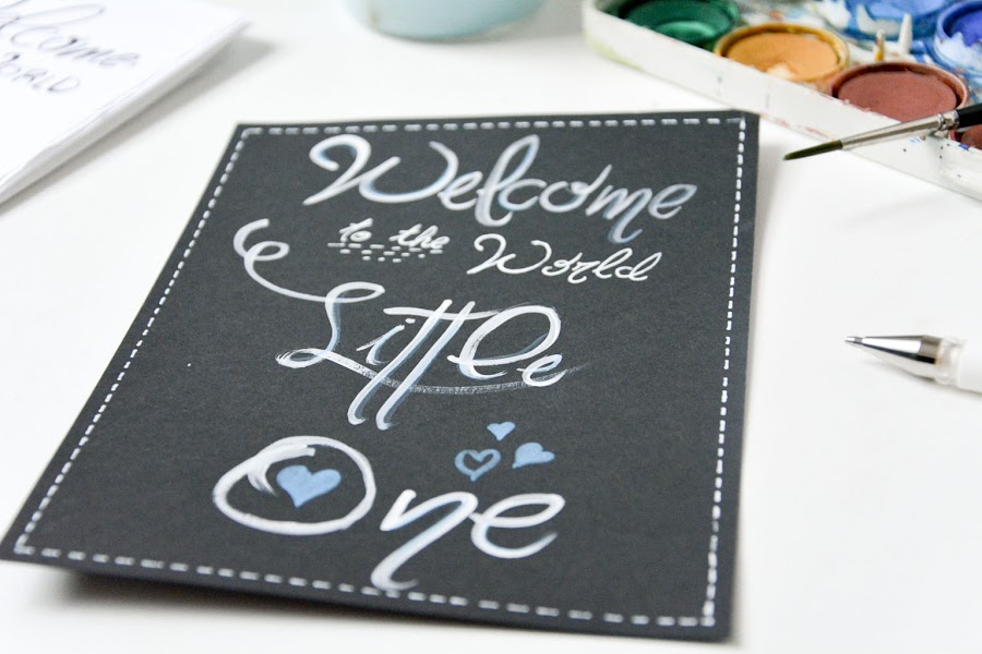 Tarjeta tipo pizarrita