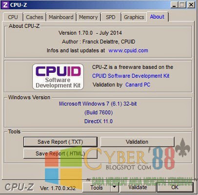 CPU-Z 1.70 Full Version
