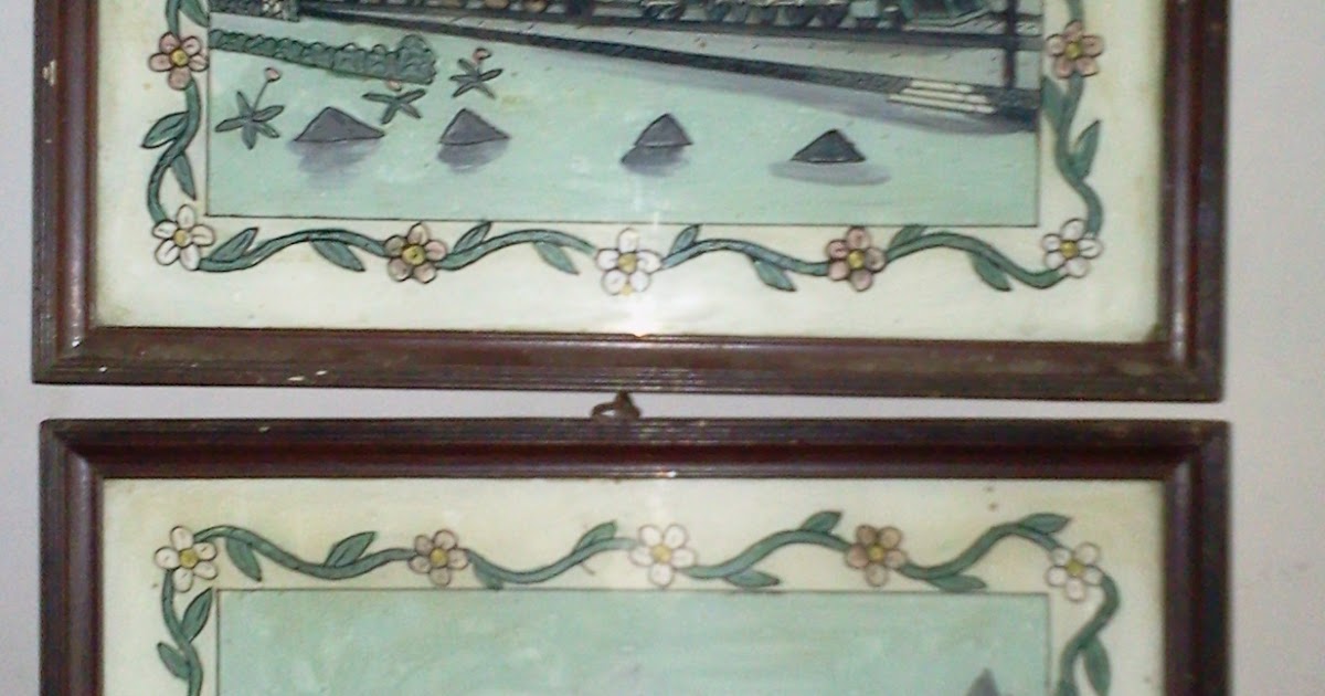 antique glass paintings BERANDA ANTIK