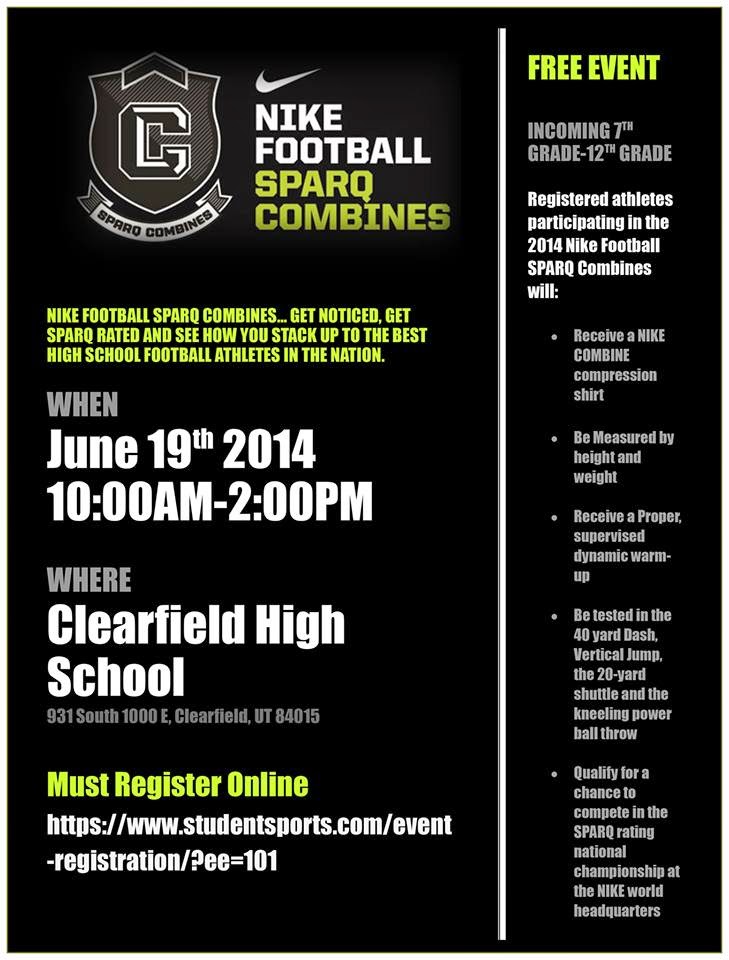 Brighton High School Football 2014 Nike SPARQ Combine