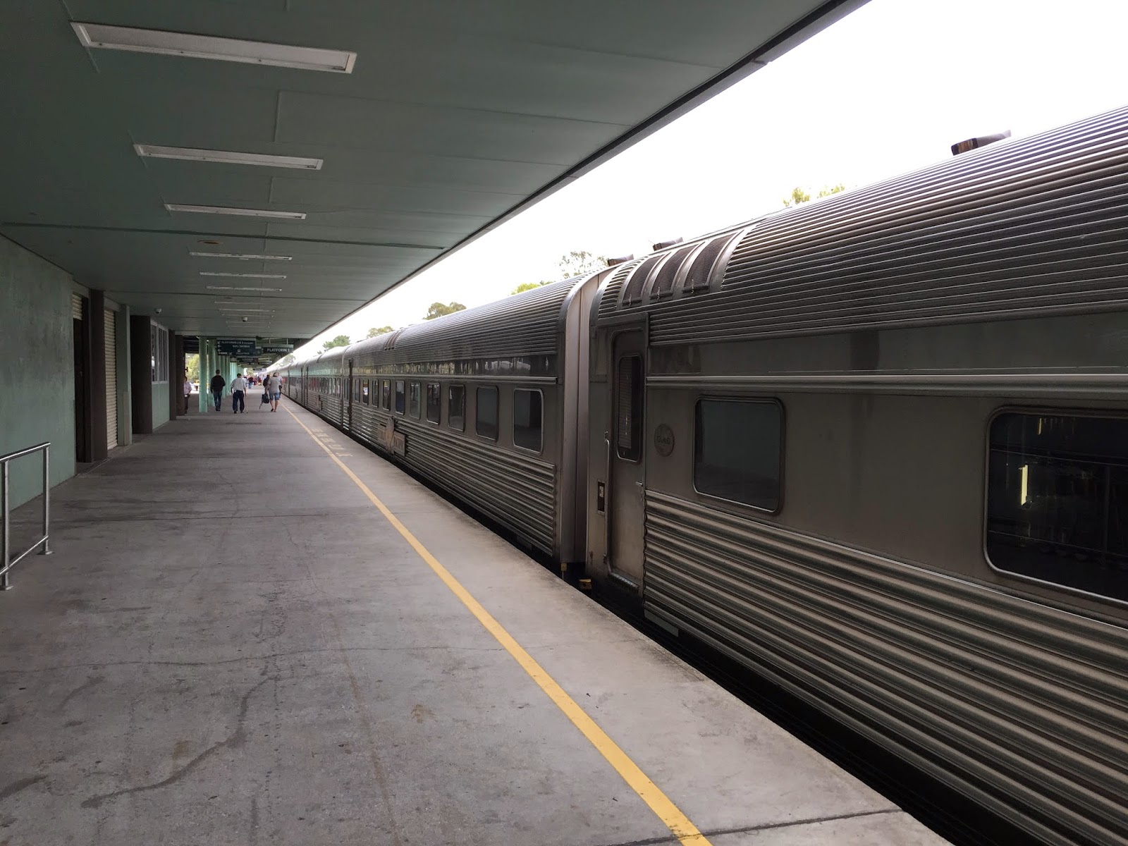 Epsilon's Interesting Trains Blog Indian Pacific Train from Adelaide