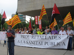 Manifestació a Mollet contra les retallades a la sanitat pública