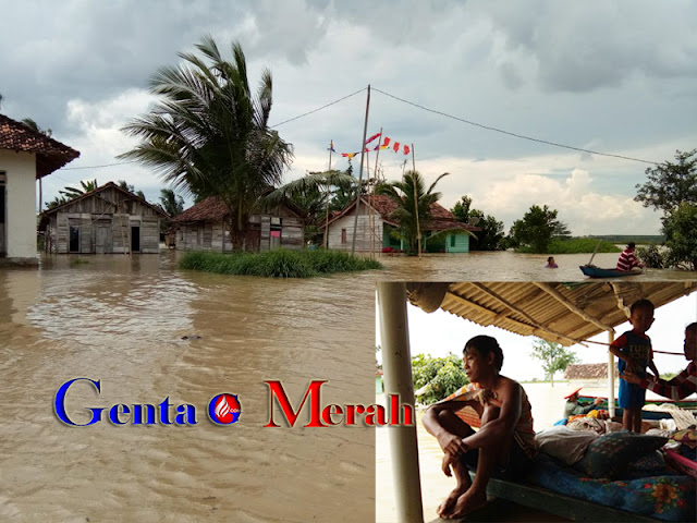 Banjir Kembali Hantam Lamteng, Mataram Ilir Terendam