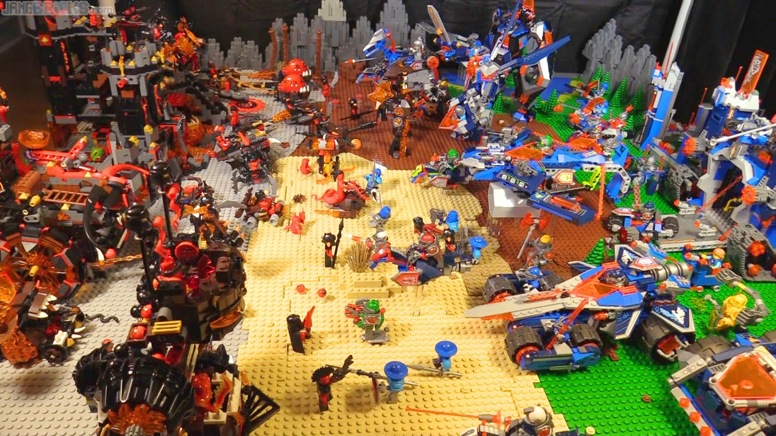 barmhjertighed Ewell oprejst JANGBRiCKS LEGO reviews & MOCs: LEGO NEXO Knights battlefield update with season  1 & 2 sets together