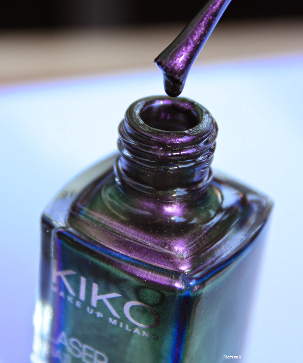 Vernis à ongles Kiko laser 433 "Gothic Purple"