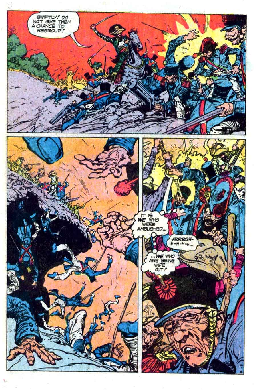 Alex Nino dc 1970s horror bronze age comic book page art - Weird War Tales v1 #55