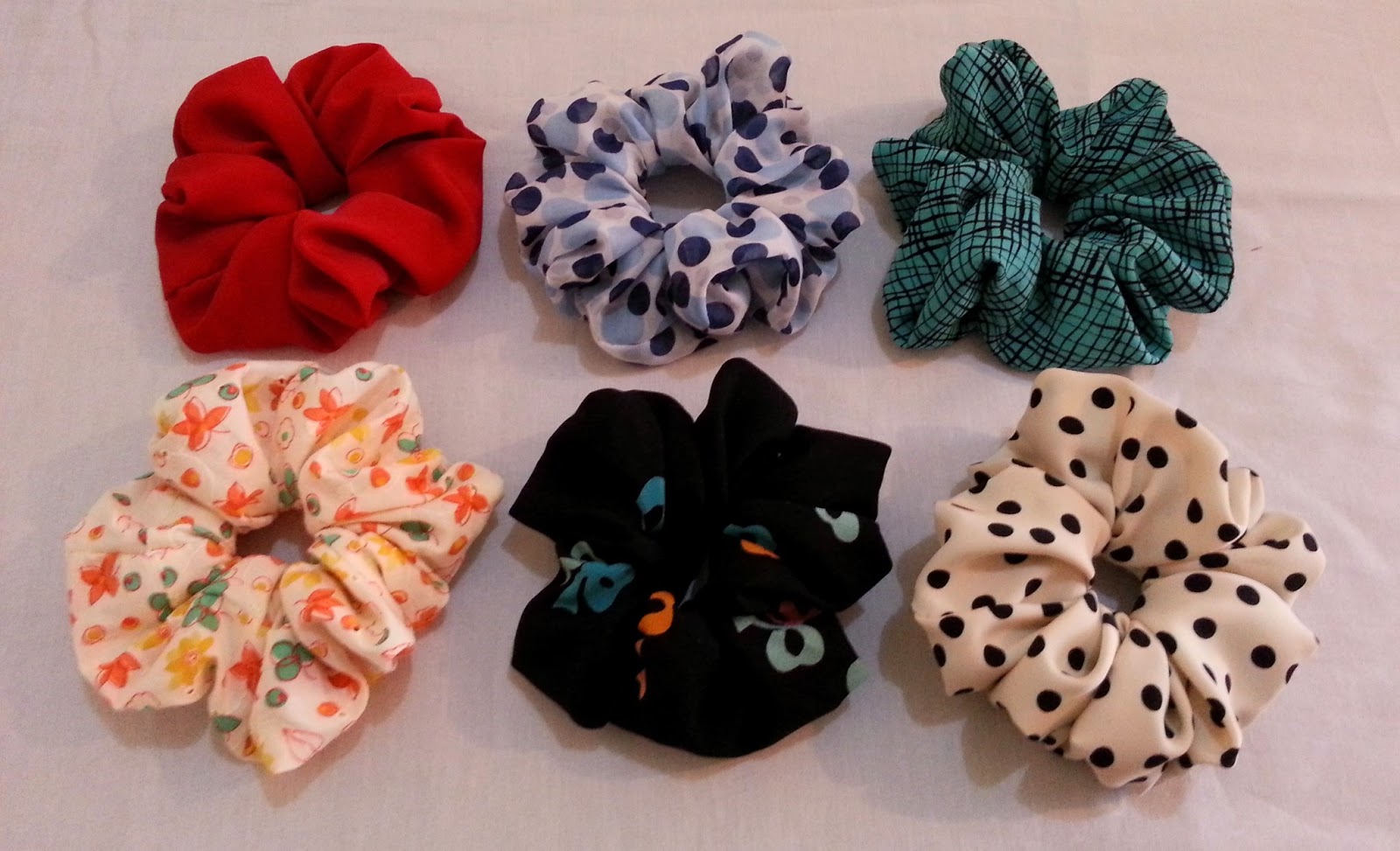 knitted hair tie pattern