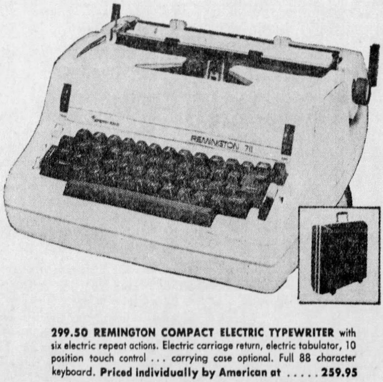 oz.Typewriter The Brother 1413Remington 713 Electric Typewriter
