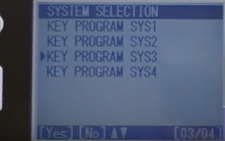 Key program SYS3