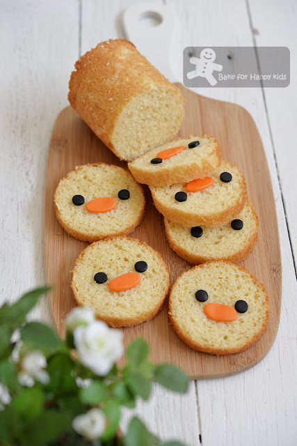 cute chick cylinder loaf bread