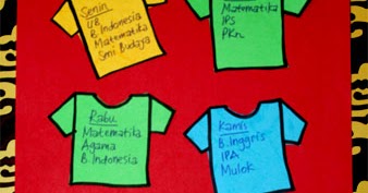 Inspirasi 48 Hiasan Kelas Jadwal Piket Dari Karton Yang Kreatif