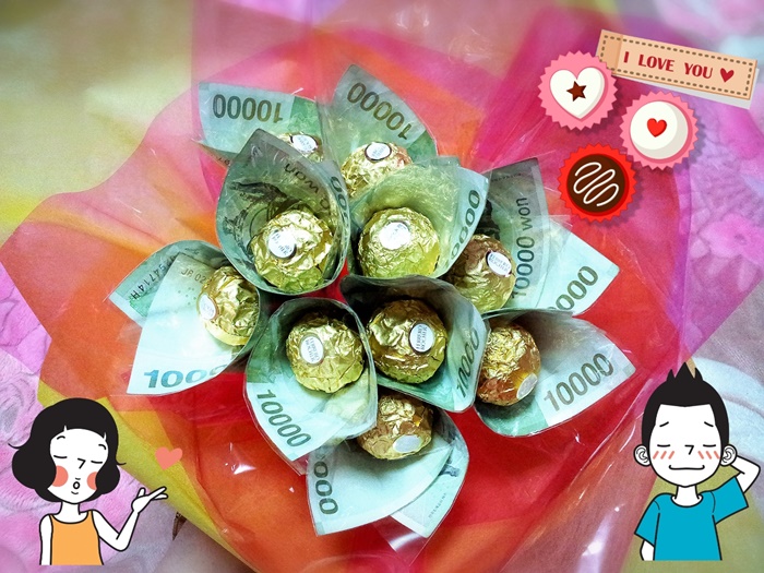 20 bó hoa sinh nhật bằng tiền và đô la độc đáo bá đạo 9