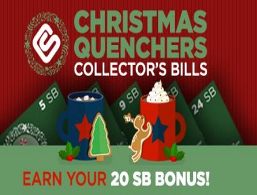 Swagbucks Christmas Quenchers Collector's Bills Swagbucks Christmas Quenchers Collector's Bills