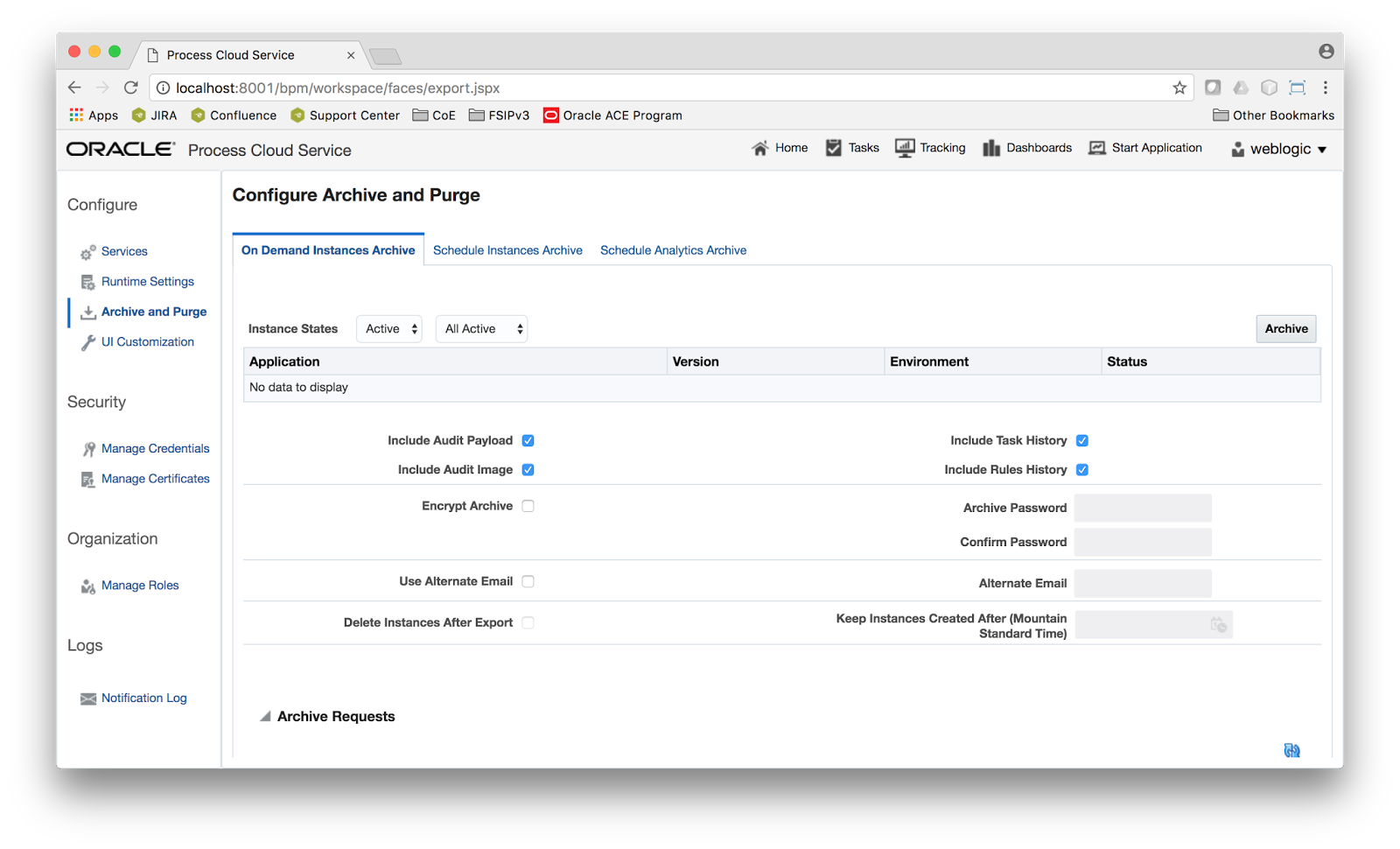 Antonis Antoniou's Blog Instance Archiving and Purging in Oracle