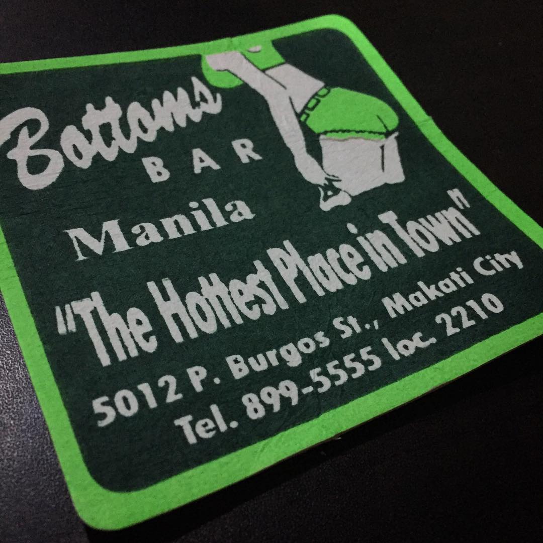 Bottoms Bar is probably the naughtiest bar in Burgos street, Makati, Manila. 