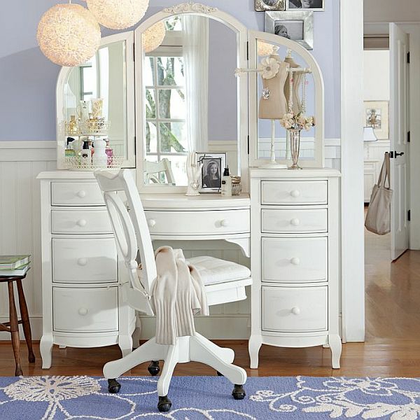 white vanity dressing table set with big mirror and chair white vanity dressing table set with big mirror and chair