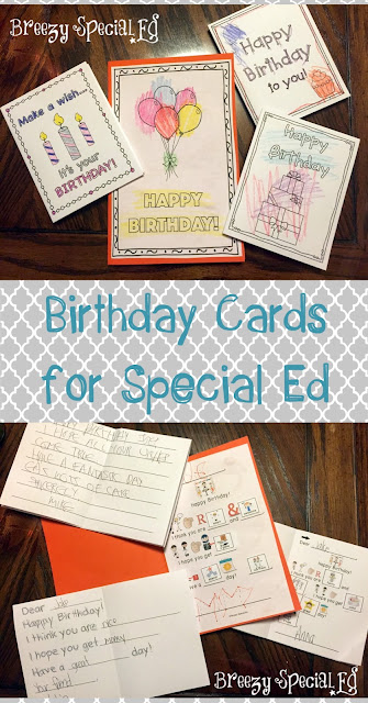 Celebrating Birthdays in a Special Education Classroom - Breezy Special Ed