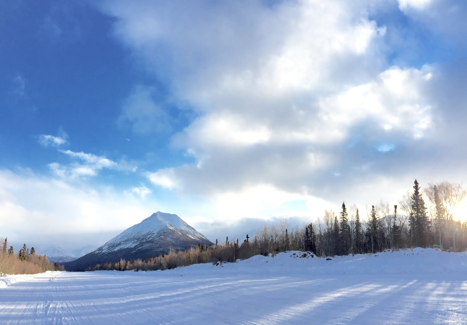 LAKE AND PEN AIR Unlocking Alaska The midwinter sun rays in Port