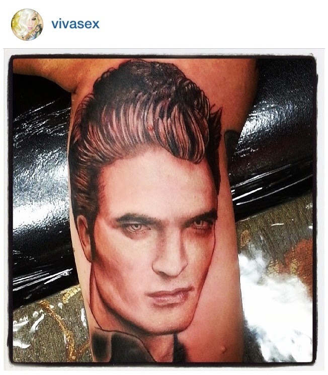 Twilight Saga Inspired Tattoos EDWARD CULLEN PORTRAIT