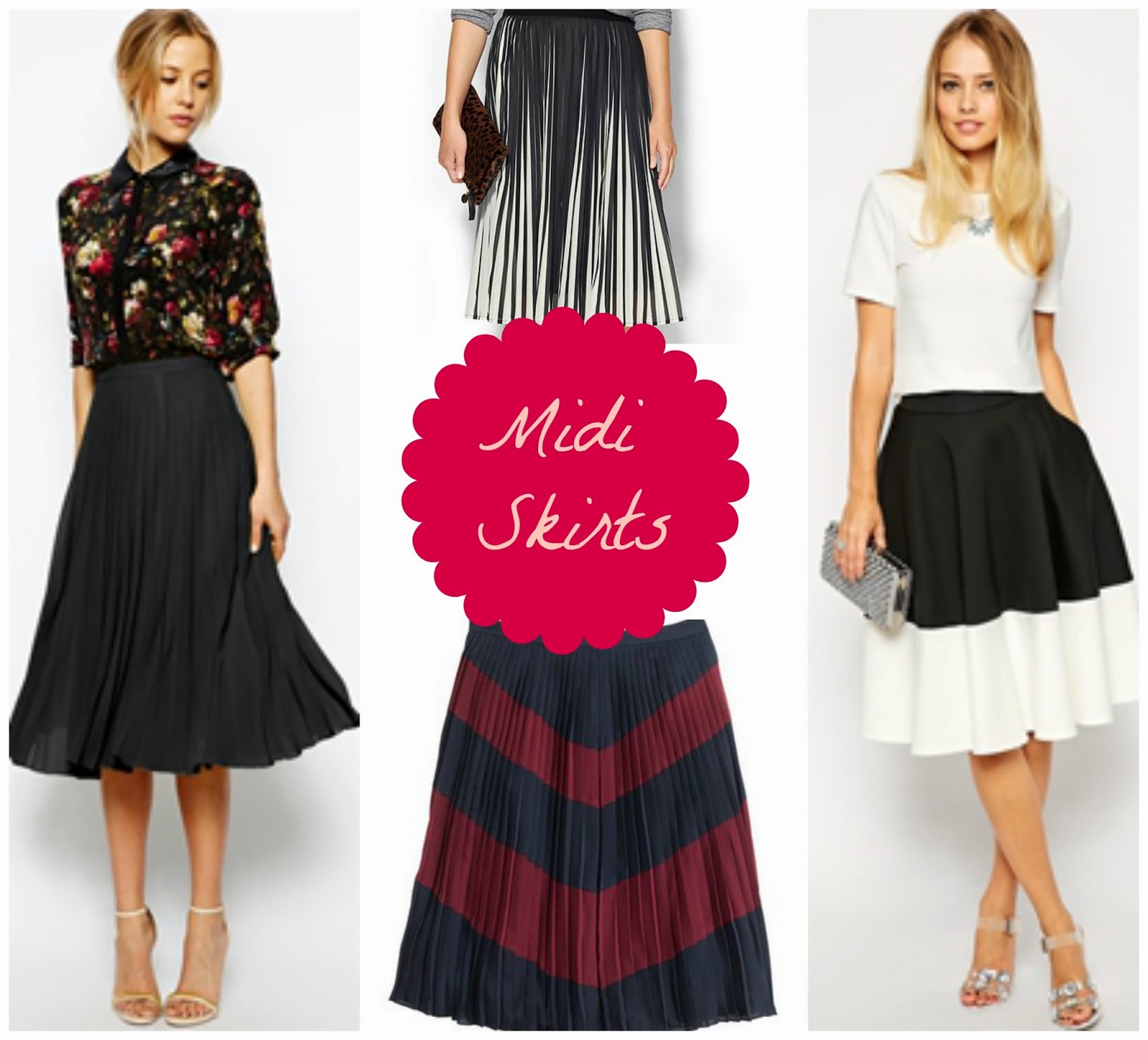 Inspiration in Stages : FASHION TREND: Midi Skirts